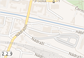 nábř. Dr. Beneše v obci Rakovník - mapa ulice