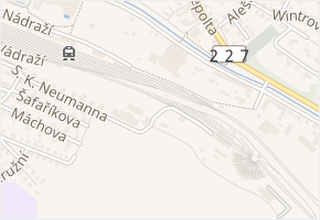 Nádraží Výtopny v obci Rakovník - mapa ulice