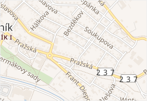 Omáčkova v obci Rakovník - mapa ulice