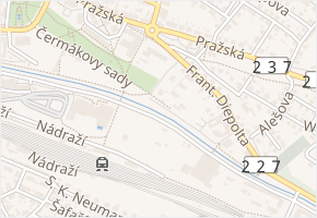 Štemberova v obci Rakovník - mapa ulice