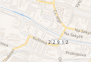 Tomášova v obci Rakovník - mapa ulice