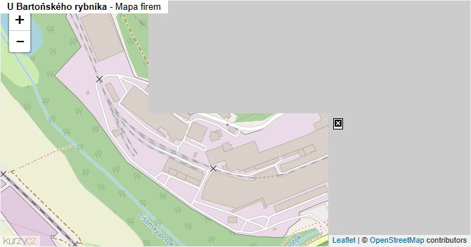 U Bartoňského rybníka - mapa firem