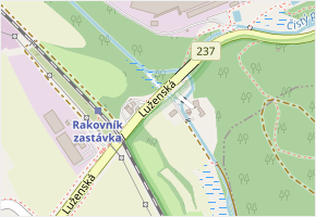 V Hamru v obci Rakovník - mapa ulice