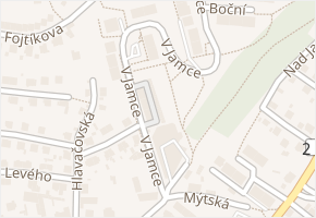 V Jamce v obci Rakovník - mapa ulice