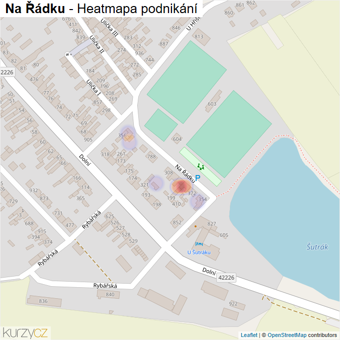 Mapa Na Řádku - Firmy v ulici.