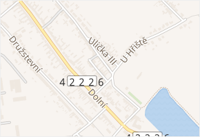 Ulička I v obci Rakvice - mapa ulice