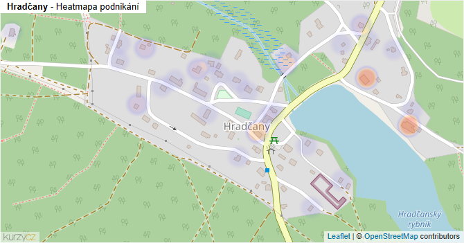 Hradčany - mapa podnikání