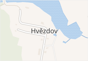 Hvězdov v obci Ralsko - mapa části obce
