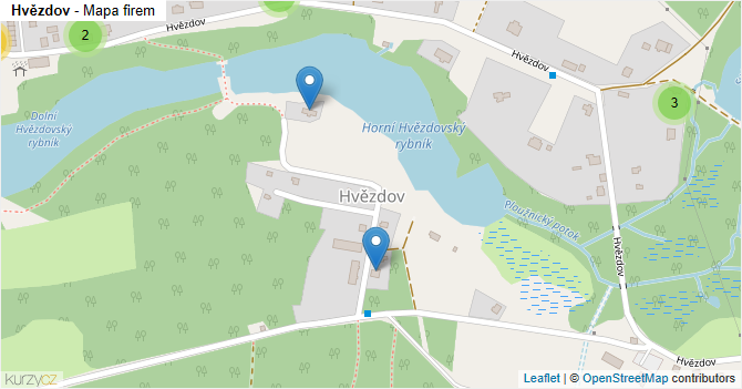 Hvězdov - mapa firem