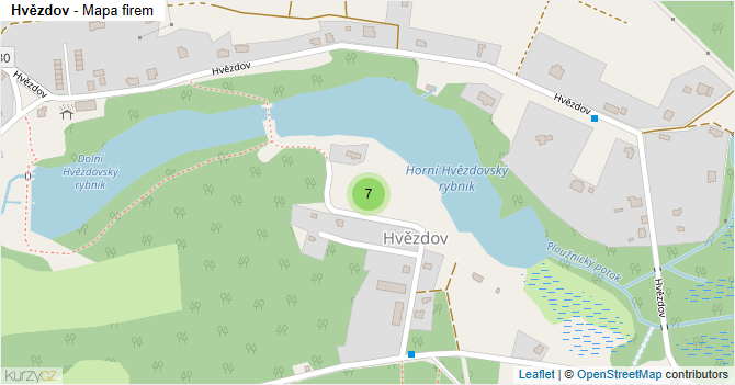 Hvězdov - mapa firem