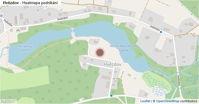 Hvězdov - mapa podnikání