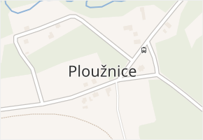 Ploužnice v obci Ralsko - mapa části obce
