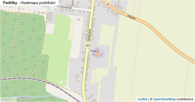 Padělky - mapa podnikání
