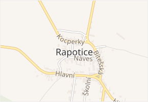 Za Pilou v obci Rapotice - mapa ulice