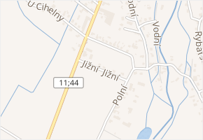 Jižní v obci Rapotín - mapa ulice