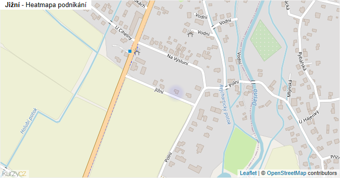 Jižní - mapa podnikání