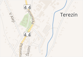 Lesní v obci Rapotín - mapa ulice