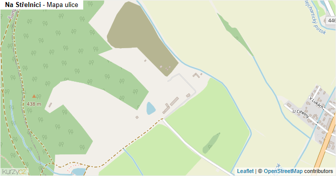 Na Střelnici - mapa ulice