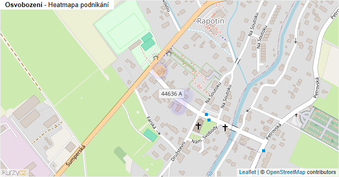 Osvobození - mapa podnikání