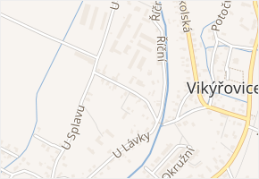 U Pomněnky v obci Rapotín - mapa ulice