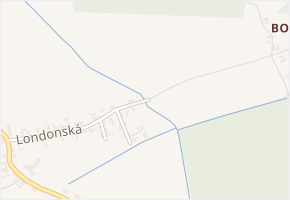 Londonská v obci Rapšach - mapa ulice