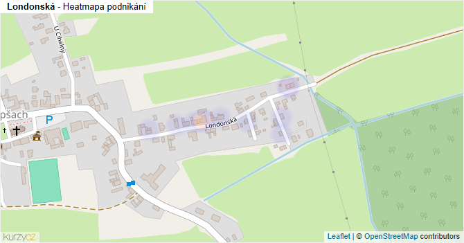 Londonská - mapa podnikání