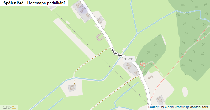 Spáleniště - mapa podnikání