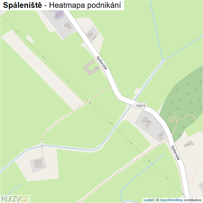 Mapa Spáleniště - Firmy v ulici.