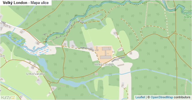 Velký London - mapa ulice