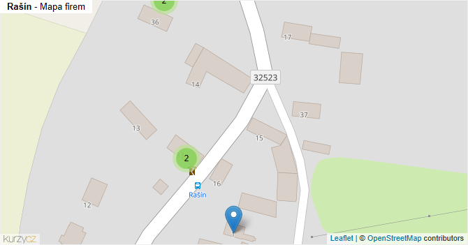 Rašín - mapa firem