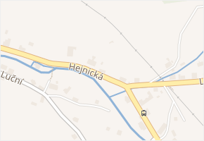 Hejnická v obci Raspenava - mapa ulice