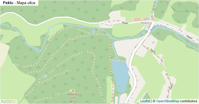 Peklo - mapa ulice