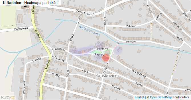 U Radnice - mapa podnikání