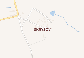 Skrýšov v obci Ratměřice - mapa části obce