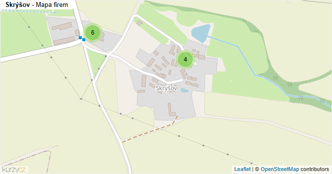 Skrýšov - mapa firem