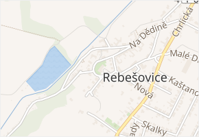 Zámecká v obci Rebešovice - mapa ulice