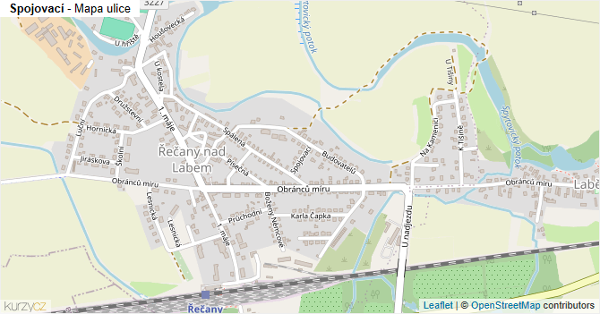 Spojovací - mapa ulice