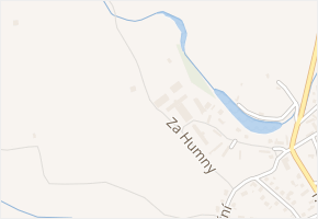 Za Humny v obci Řečany nad Labem - mapa ulice