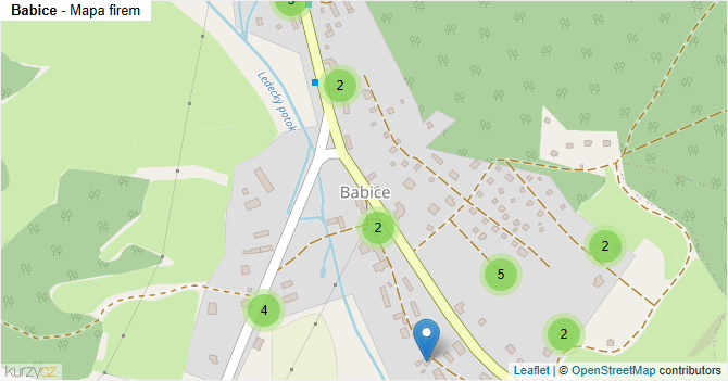 Babice - mapa firem