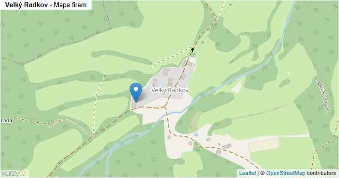 Velký Radkov - mapa firem