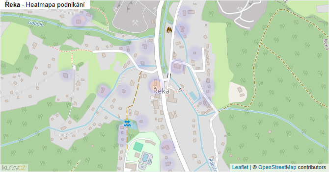 Řeka - mapa podnikání