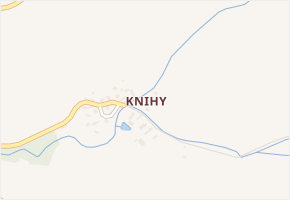 Knihy v obci Řenče - mapa části obce