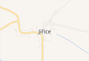 Jiřice v obci Řendějov - mapa části obce