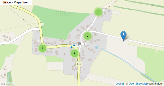 Jiřice - mapa firem