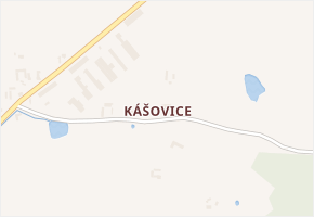 Kášovice v obci Řepeč - mapa části obce