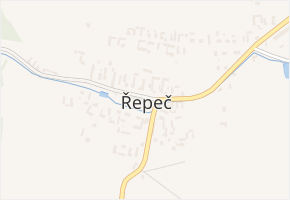 Řepeč v obci Řepeč - mapa části obce