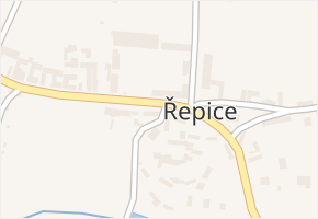 Řepice v obci Řepice - mapa části obce