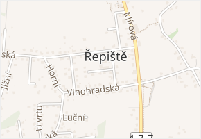 Bratří Musálků v obci Řepiště - mapa ulice