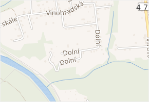 Dolní v obci Řepiště - mapa ulice