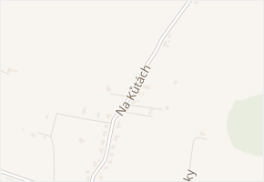 Na Kůtách v obci Řepiště - mapa ulice